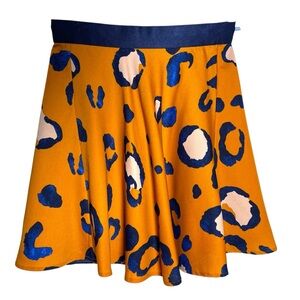 3.1 Phillip Lim for Target‎ Orange and Blue Mini Skirt Resort Wear